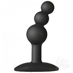 Анальный стимулятор Platinum Premium Silicone - The Mini s Bubble Small - Black S черный Анальный стимулятор Platinum Premium Silicone - The Mini s Bubble Small - Black S черный