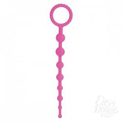 Розовая силиконовая цепочка Booty Call X-10 Beads Розовая силиконовая цепочка Booty Call X-10 Beads