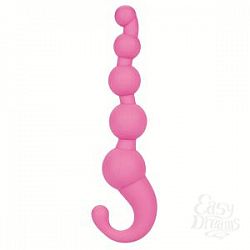 Упругая розовая цепочка L Amour Premium Silicone Beaded Probes Упругая розовая цепочка L Amour Premium Silicone Beaded Probes