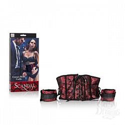 Корсет с наручниками Scandal Corset with Cuffs Корсет с наручниками Scandal Corset with Cuffs