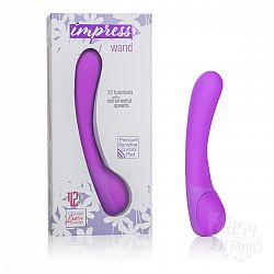 Фиолетовый вибромассажер Impress Wand - 12 см. Фиолетовый вибромассажер Impress Wand - 12 см.