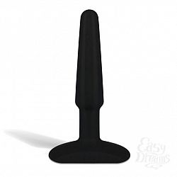 Черный плаг из ультрабархатистого силикона - 10 см. Черный плаг из ультрабархатистого силикона - 10 см.