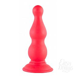 Красная фигурная анальная втулка - 15 см. Красная фигурная анальная втулка - 15 см.