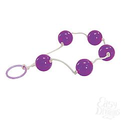  ���������� �������� ������� JAMMY JELLY ANAL LOVE BALLS VIOLET - 40 ��.