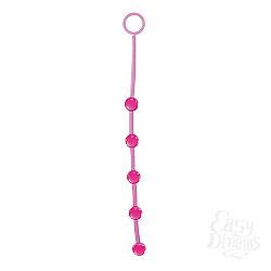  ������� �������� ������� � 5 �������� JAMMY JELLY ANAL 5 BEADS PINK - 38 ��.