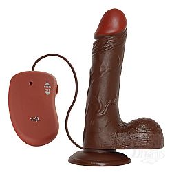  ���������� �������� REALISTIC VIBRATOR REAL RAPTURE BROWN - 23 ��.