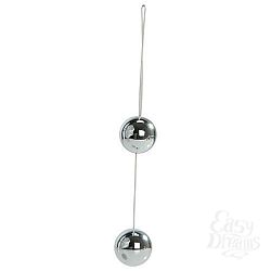 Серебристые вагинальные шарики CANDY BALLS LUX Серебристые вагинальные шарики CANDY BALLS LUX