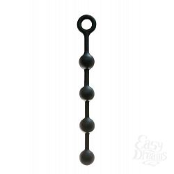  ׸���� �������� ������� MENZSTUFF BUTT BEADS BLACK - 33 ��.