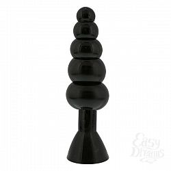 Чёрная анальная ёлочка на ножке BENDABLE BUTT RATTLER - 28 см. Чёрная анальная ёлочка на ножке BENDABLE BUTT RATTLER - 28 см.