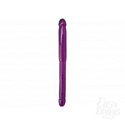 Фиолетовый двусторонний фаллоимитатор Sex Please! 16 Double Duty Dong - 40 см. Фиолетовый двусторонний фаллоимитатор Sex Please! 16 Double Duty Dong - 40 см.