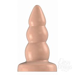 Телесная анальная пробка Bottom Line Model 6 - 10,5 см. Телесная анальная пробка Bottom Line Model 6 - 10,5 см.