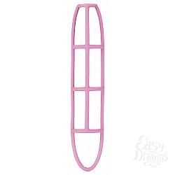 Розовая насадка-сетка на пенис Розовая насадка-сетка на пенис