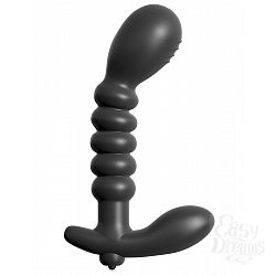 Анальный вибромассажер Ribbed Prostate Vibe - 15,2 см. Анальный вибромассажер Ribbed Prostate Vibe - 15,2 см.