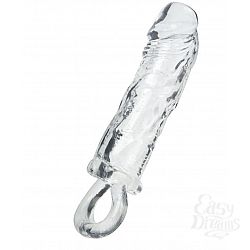 Прозрачная насадка с петлёй для фиксации - 14 см. Прозрачная насадка с петлёй для фиксации - 14 см.