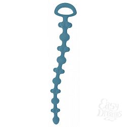 Синяя анальная цепочка Royal Chain - 26 см. Синяя анальная цепочка Royal Chain - 26 см.