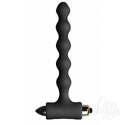 Чёрная анальная цепочка с вибрацией PETITE SENSATIONS PEARLS BLACK - 16,9 см. Чёрная анальная цепочка с вибрацией PETITE SENSATIONS PEARLS BLACK - 16,9 см.