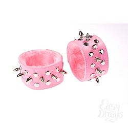 Напульсники с шипами и заклепками , Голубой Напульсники с шипами и заклепками , Голубой