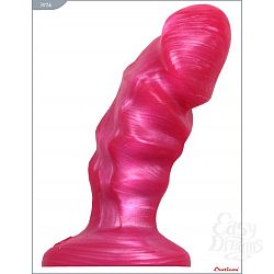 Розовая анальная пробка анатомической формы - 13 см. Розовая анальная пробка анатомической формы - 13 см.