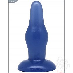 Синяя анальная пробка из геля - 11,5 см. Синяя анальная пробка из геля - 11,5 см.