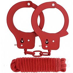  ������� ��������� �� ��������� ������� � ��������� � �������� BONDX METAL CUFFS LOVE ROPE SET