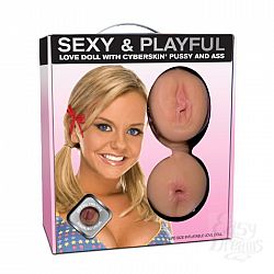  - Sexy   Playful Inflatable Love Doll with CyberSkin Pussy and Ass