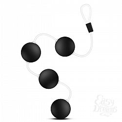 Чёрные анальные шарики Performance Pleasure Balls Чёрные анальные шарики Performance Pleasure Balls
