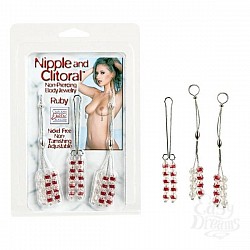         Nipple/Clit Jewel Ruby2611-11CDSE