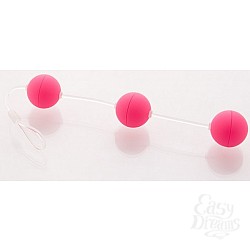 Цепочка из 3-х розовых шариков Цепочка из 3-х розовых шариков