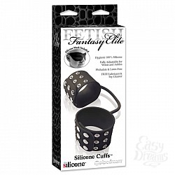  ����������� ��������� FF ELITE - SILICONE CUFFS BLACK 457023PD