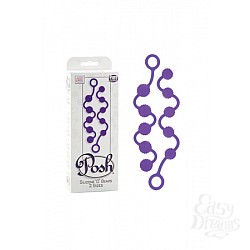 Набор анальных цепочек Posh Silicone “O” Beads фиолетовый Набор анальных цепочек Posh Silicone “O” Beads фиолетовый