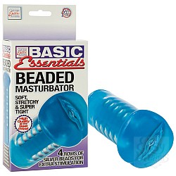  Синий мастурбатор BASIC BEADED 1786-12 BX SE