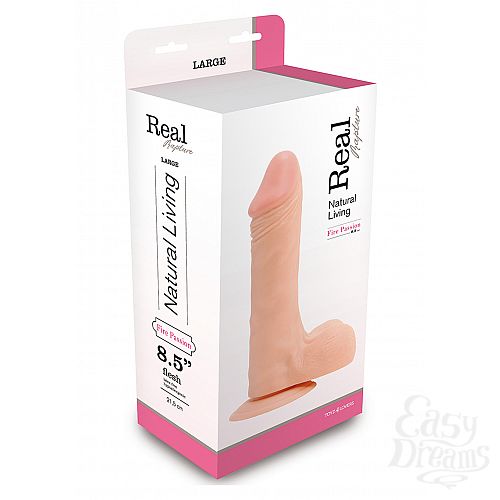 ���������� 1:  ������������� DILDO REAL RAPTURE FLESH 8.5 INCH T4L-00700684
