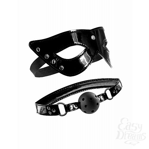 ���������� 4  �������� Masquerade Mask & Ball Gag �� ����� � ����� ������