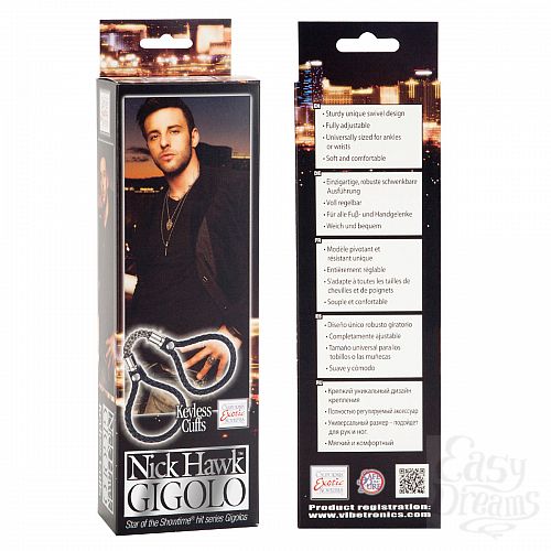 ���������� 3  ��������� Nick Hawk GIGOLO Keyless Cuffs