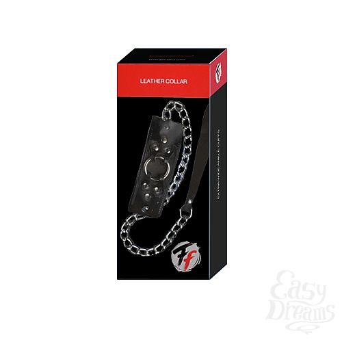 ���������� 2  ׸���� ������� ������� Leather Collar � ������������� �����