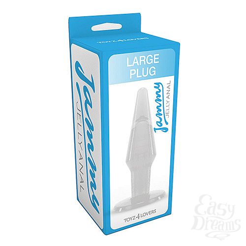  2      JAMMY JELLY ANAL LARGE PLUG CRYSTALL - 13,5 .