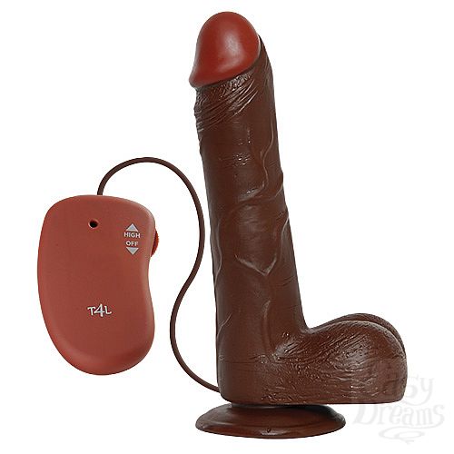 ���������� 1:  ���������� �������� REALISTIC VIBRATOR REAL RAPTURE BROWN - 25,5 ��.