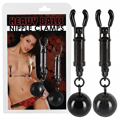 ���������� 1:  ������ �� ����� � �������� Nipple Clamps Heavy Balls