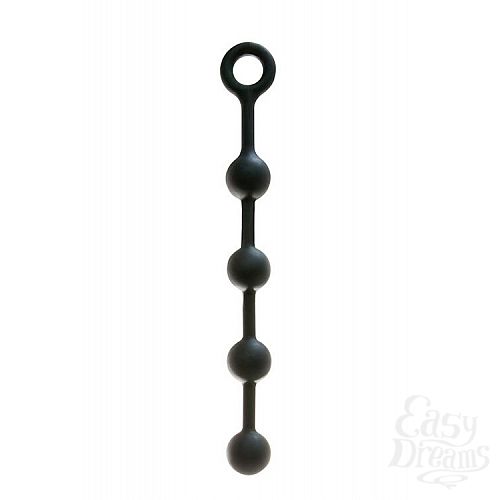���������� 1:  ׸���� �������� ������� MENZSTUFF BUTT BEADS BLACK - 33 ��.