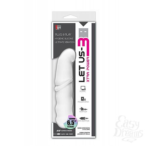  2       USB LET US-B VIBRATOR WHITE - 17 .