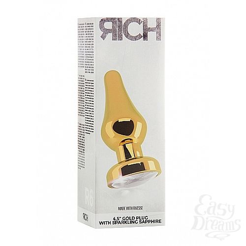 ���������� 3  �������� ������ 4,5 R6 RICH Gold/Clear Sapphire SH-RIC006GLD