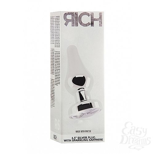 ���������� 3  �������� ������ 4,5 R6 RICH Silver/Clear  Sapphire SH-RIC006SIL