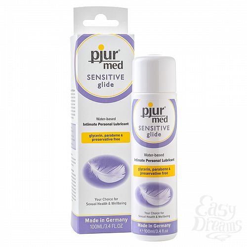 ���������� 1:  ��������� ��� �������������� ���� pjur�MED Sensitive glide 100 ml