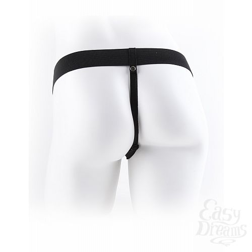  4    Fetish Fantasy Series 9 Hollow Strap-On with Balls - Flesh