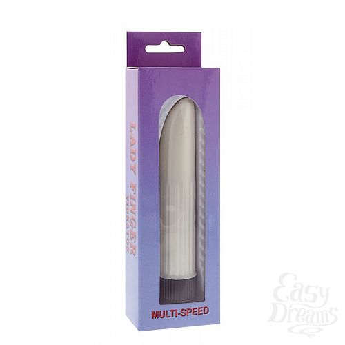 ���������� 2  �������� ������������ �������� LADY FINGER VIBRATOR PEARL WHITE - 11,5 ��.