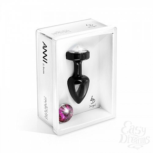 ���������� 1:  ׸���� �������� ������ � 2 �������� ����������� Anni Magnet T2 Black Fu�shia crystal - 7,5 ��.