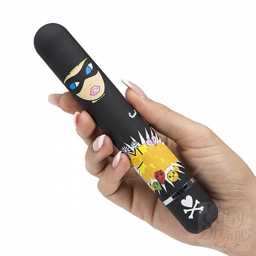 ���������� 3  ׸���� �������� CLASSIC VIBRATOR BLACK ROBBER WOMAN - 18,4 ��.