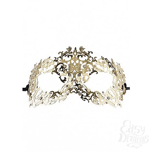 Фотография 1:  Маска Forrest Queen Masquerade Gold SH-OU130GLD