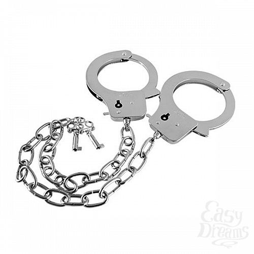 ���������� 1:  ��������� �� ������� ������� � ������� Metal Handcuffs Long Chain