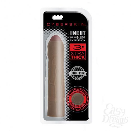 ���������� 4  ������� �� ���� CyberSkin 3 inch Xtra Thick Uncut Transformer Penis Extension - 19,6 ��.